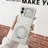 Funda Plegable para Pantalla Giratoria Magnética Mate Anticaídas para Teléfono Móvil Huawei Novaflip para Mujer