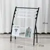 Suporte para Jornais, Porta-Jornais, Rack Exibidor de Revistas e Brochuras, Rack de Chão para Armazenamento e Organização de Desenhos e Informações de Escritório