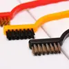 Escova de Limpeza para Fogão a Gás Cozinha Gordura Fio de Cobre Aço Inoxidável Fogão Fio de Nylon Conjunto de Escovas Bola de Lã de Aço
