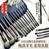 Conjunto de Pincéis de Maquiagem com Cabelo Animal Cangzhou de 19 Peças, Pincel para Sombra, Iluminador, Ferramentas de Beleza Profissionais para Maquiadores, Fabricante em Estoque