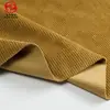 Tela de pana elástica de algodón puro con 10 tiras tejidas de terciopelo para abrigos, faldas y pantalones infantiles.