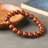 Pulseira de Madeira Raio Natural Madeira Jujuba Raio Pulseira de Madeira Pêssego Raio Jiao Joias de Tronco Portátil Masculinas Cultura Padrão Raio