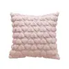 Amor Color Sólido Felpa Cojín Decorativo Moderno Minimalista Oficina Funda de Cojín Decorativo Sala de Estar Sofá Cojín Respaldo Día de San Valentín Cojín