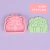 Molde para Galletas 3D Serie Rana Linda, Cortador Estampador de Galletas DIY Realista, Material Seguro, Fácil de Limpiar