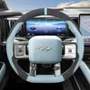 Novo Modelo 2025 Fangchengbao 5 Titânio 3/7 Leopardo 8 Capa de Volante, Couro Camurça, Antiderrapante de Inverno Ultra-Fina Capa Especial para Guidão