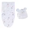 Comércio exterior Europa e Estados Unidos toalha de cueiro para bebê recém-nascido saco de dormir para bebê recém-nascido Primavera saco de dormir de bicho da seda bebê manta para chutar