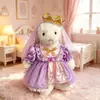 Solo Ropa de Muñeca/Ropa Hecha a Mano para Muñeca Conejo Jc Bonnie, Pijama, Vestido Mismo Estilo del Pequeño Libro Rojo, Conjunto para Muñeca de 32cm, Lindo