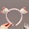 Faixa de Cabeça para Lavar o Rosto Outono e Inverno para Mulheres, Acessório de Cabelo Fofo, Faixa de Cabeça Divertida para Lavar o Rosto, Faixa de Cabeça de Pelúcia Antiderrapante, Acessório de Cabelo