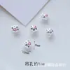 Aleación Plata Dibujos Animados Accesorios de Joyería Garra de Gato Máscara de Mariposa Colgante de Zorro Cadena para Teléfono Móvil DIY Colgante para Llavero