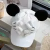 Gorra Creativa Infantil de Pico de Pato Nuevo Dibujo Animado Mickey Oreja Linda Diseño Gorra de Béisbol de Broma Sombrero
