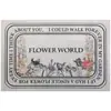 Felpudo de Entrada Estilo Fresco Floral Simple Puerta de Entrada Desgaste Resistente Suciedad Resistente Anillo de Seda Felpudo Cortable Antideslizante