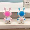 Chaveiro Boneca Pingente Desenhos Animados Aeroespacial Coelho Chaveiro Saco Pendurado Ornamentos Atividades Pequenos Presentes para Empurrar Pequenas Mercadorias