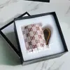 Taza de Cerámica Británica de Moda Estilo Europeo Simple Transfronteriza Taza de Agua Taza para Té de la Tarde Ins Nórdica Taza de Café
