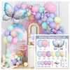 Juego de Globos Transfronterizo al por Mayor Tema Globos de Cumpleaños Guirnalda para Fiesta Arco Cadena de Globos para Niños Decoración Arreglo