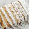 Nueva Cinta de Ropa Estilo Chanel de Nailon Blanco Centípedo Dragón Borde Espiga Puntada de Cinturón Accesorios de Encaje DIY