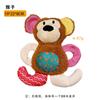 Brinquedos para Cachorro Atacado Pet Milho Veludo Resistente à Mordida Molar Pelúcia Auto-Prazer Cachorro Teddy e Gato Som Suprimentos Atacado