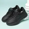 Zapatos Deportivos Casuales de Suela Gruesa para Mujer 2026 Otoño Nuevo Ligeros Zapatos de Papá Suela Suave Versátiles para Exteriores con Cordones Zapatos para Caminar
