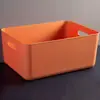 Caixas e cestos de armazenamento de plástico recipientes multicoloridos adequados para armários de cozinha caixas prateleiras de armazenamento de banheiro e banheira