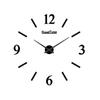 Reloj de pared tridimensional 3D con luz y esfera de lujo, creativo, para sala de estar, dormitorio, pegatinas de pared decorativas, reloj con espejo, reloj de moda simple