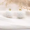 Cuentas de Bolas de Lana de Cordero Sintética de 15 mm Colgante de Bola de Felpa Esponjosa Accesorios para Joyería DIY Accesorios para el Cabello Materiales para Pendientes
