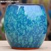 Vaso de Flor Carnudo Pequeno Defeito Panela Quente Panela Cogumelo Cerâmica Diâmetro Grande Simples Planta Verde Ébano Antigo Pilha Vaso de Cerâmica de Penhasco