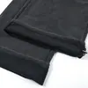 Pantalones de chándal casual rectos para hombre, estilo retro americano desgastado, vibra moderna, diseño de doble fila de botones, pantalones largos holgados únicos