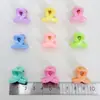 Mini Set de Pinzas para el Cabello Lindas para Niñas en Colores Dulces con Formas de Flor, Corazón y Mariposa para Peinado y Flequillo