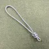 5.0 Cordão Redondo de Poliéster Padrão Tecido à Mão Cordão para Crachá Cordão para Boneco Brinquedo Pingente Grande de Acrílico diy