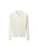 Top de punto con cuello solapa y manga larga estilo coreano para mujer, Novedades Primavera Otoño, Talla Pequeña, Adelgazante, Versátil, Rejuvenecedor, Dulce, Corto