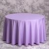 Toalha de Mesa Redonda para Hotel Cor Pura Espessa Toalha de Mesa para Banquete de Hotel Toalha de Mesa para Restaurante Tecido para Evento Negócios