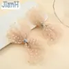 Malla de Flores de Puntos Lazo Japonés y Coreano Accesorios para el Cabello para Niños Accesorios para Bolsas de Ropa DIY
