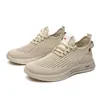 Sapatos Esportivos Casuais Masculinos de Verão, Malha Respirável Vazada Tecida Fly, Tênis de Corrida, Sapatos Esportivos, Sapatos de Direção Masculinos, Transfronteiriço