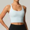 Colete de Yoga Popular Transfronteiriço para Mulheres, Secagem Rápida, Respirável, Peça Única, Lindo Design nas Costas, Corrida, Fitness, À Prova de Impacto, Sutiã Esportivo de Suporte