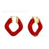 Pendientes Redondos Geométricos de Estilo Nuevo 2026 de Qingdao Jewelry, Tendencia Japonesa y Coreana, con Sentido del Diseño y Lujo Ligero
