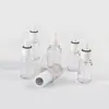 Botella gotero de PETG de 30ml 50ml Botella de esencia Botella rellenable