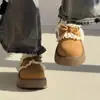 Zapatos Birkenstock de suela gruesa para aumentar la altura con lazo dulce de cobertura total para mujer, nuevo estilo de otoño 06, adecuados para combinar con faldas, zapatos de vestir de estilo francés de suela blanda