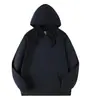 Sudadera con capucha holgada de otoño e invierno 320 g, top para hombre, cálida, estilo idéntico para parejas, color liso, modelo básico, suministro directo de fábrica