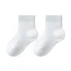 Calcetines preppy de media pantorrilla para niños, calcetines nuevos de estilo coreano de color liso para niñas, adecuados para primavera, otoño y todas las estaciones, calcetines de invierno para bebé, calcetines para estudiantes