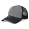 Gorra de béisbol con cinco medias mallas transpirables para hombre, estilo retro, lavada, deportiva, para niños