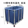 Carro de Limpieza de Hotel para Ropa Sucia, Carro Cónico de Acero Inoxidable para Recolección y Reciclaje de Lavandería de Hotel
