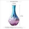 Criativo estilo europeu vaso de vidro transparente cintura vaso de vidro vaso de flores para sala de estar ornamentos nórdicos vaso de flores secas