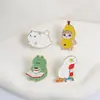 Broches de Animales Lindos y Relajantes: Gato Leyendo, Rana, Gato Plátano, Insignia de Pato Trabajador, Accesorios para Ropa al por Mayor