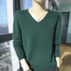 Nuevo Suéter de Punto Base de Lana para Mujer, Suéter de Cachemir, Jersey Holgado de Cuello Corto de Color Sólido, Lana de Visón Sin Costuras Otoño/Invierno