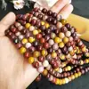 Piedra de Malla Negra Natural Cuentas Redondas Esmeriladas Cuentas Sueltas Fábrica de Joyería Transfronteriza Amazon Shopee Aliexpress Venta al por Mayor