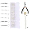 Accesorios de joyería para hacer tú mismo joyería pendientes ganchos para orejas pulseras pulseras collares materiales para abalorios hechos a mano juego de herramientas