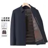 Chaqueta de Invierno Cálida de Plumas para Hombre Chaqueta Cálida de Plumas para Hombre Forro Extraíble para Hombre Chaqueta Casual para Exteriores para Hombre