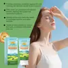 Creme Protetor Hidratante de Manteiga Viareline É Suave e Nutritivo para o Corpo e a Pele, Refrescante e Portátil para Uso ao Ar Livre no Verão