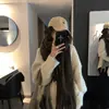 Jaqueta Cardigan Casual Solta Nova Outono 2026 Estilo Coreano Preguiçoso Suéter com Design de Botão de Gola Alta para Mulheres