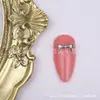 Arte de Uñas Nuevo Japonés Cruz Fina Estrella Lazo Aleación Uña Joyería Metálica Accesorios de Aleación