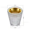 Queimador de Incenso Árabe Mais Vendido Transfronteiriço Porta-Velas de Aromaterapia de Vidro de Cristal Artesanato Estilo Baccarat Oriente Médio Atacado